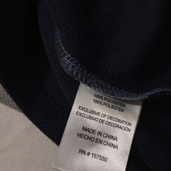 Tahari Men's Large Pullover NEW WITH TAGS Long Sleeve 1/4 Zip 100% Polyester - Picture 9 of 10